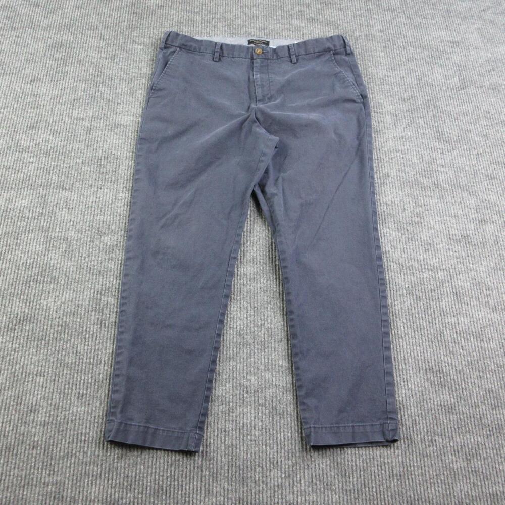 Banana Republic Pants Mens 38x30 Blue Weathered Mason Chino Slim 37x27.5*